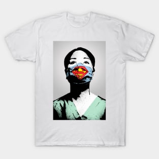 Banksy Nurse Superhero T-Shirt